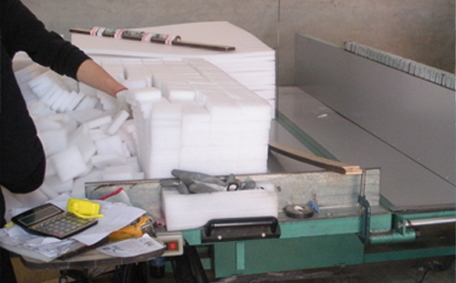 文殊镇珍珠棉型材生产